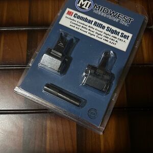 Midwest Industries Combat Rifle Sight Set - Black